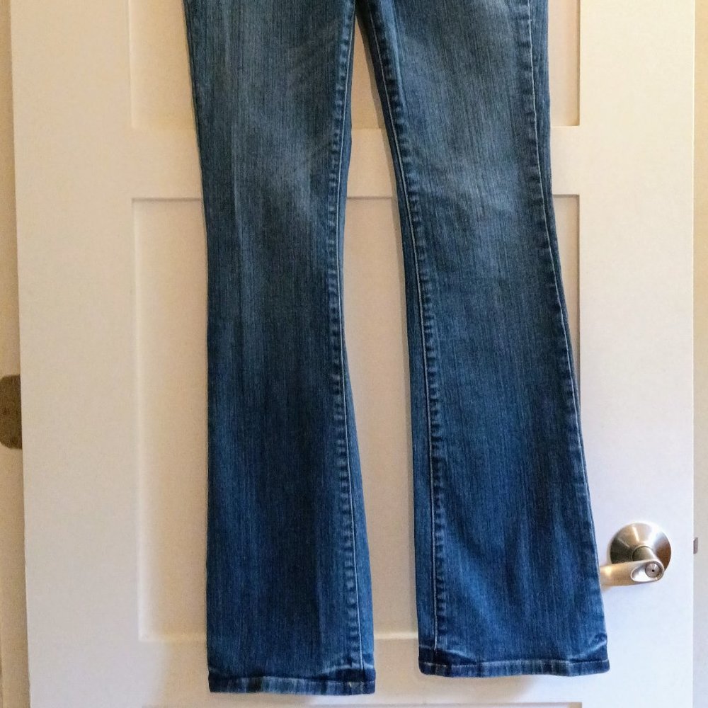 Cache Boot Cut Mid Rise Denim Jeans, Stud Details Excellent Y2K - Picture 6 of 7